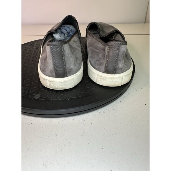 VINCE. Gray Suede Causal Slip On Sneaker Sz 8M / 38.5 - Picture 7 of 12